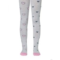 Колготки Conte-kids Tip-Top Сердечки 14С-79СП (р. 128-134, светло-серый 510)