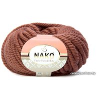 Пряжа для вязания Nako Pure wool plus 10001 100 г 30 м (коричневый) в Лиде