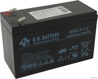 Аккумулятор для ИБП B.B. Battery HRL9-12 (12В/9 А·ч)