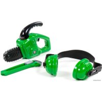 Набор инструментов игрушечных Полесье №25 91130 (бензопила, наушники, нож строительный)