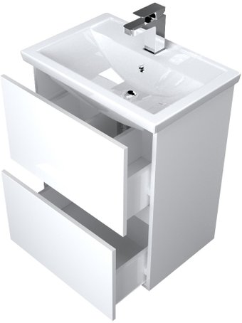 1Марка Тумба Aris 60П У75321 под умывальник Фостер 60 (белый)