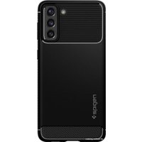 Чехол для телефона Spigen Rugged Armor для Galaxy S21 ACS02421 (черный матовый)