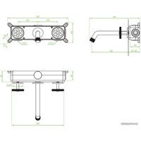 Смеситель Laveo Muro BAU 722P
