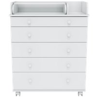 Детский комод Incanto Oskar V 800/5 PK-0004/0 (белый)