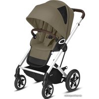 Коляска прогулочная «книга» Cybex Talos S Lux (SLV classic beige)