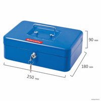 Кэшбокс BRAUBERG Safe 290335 (синий)