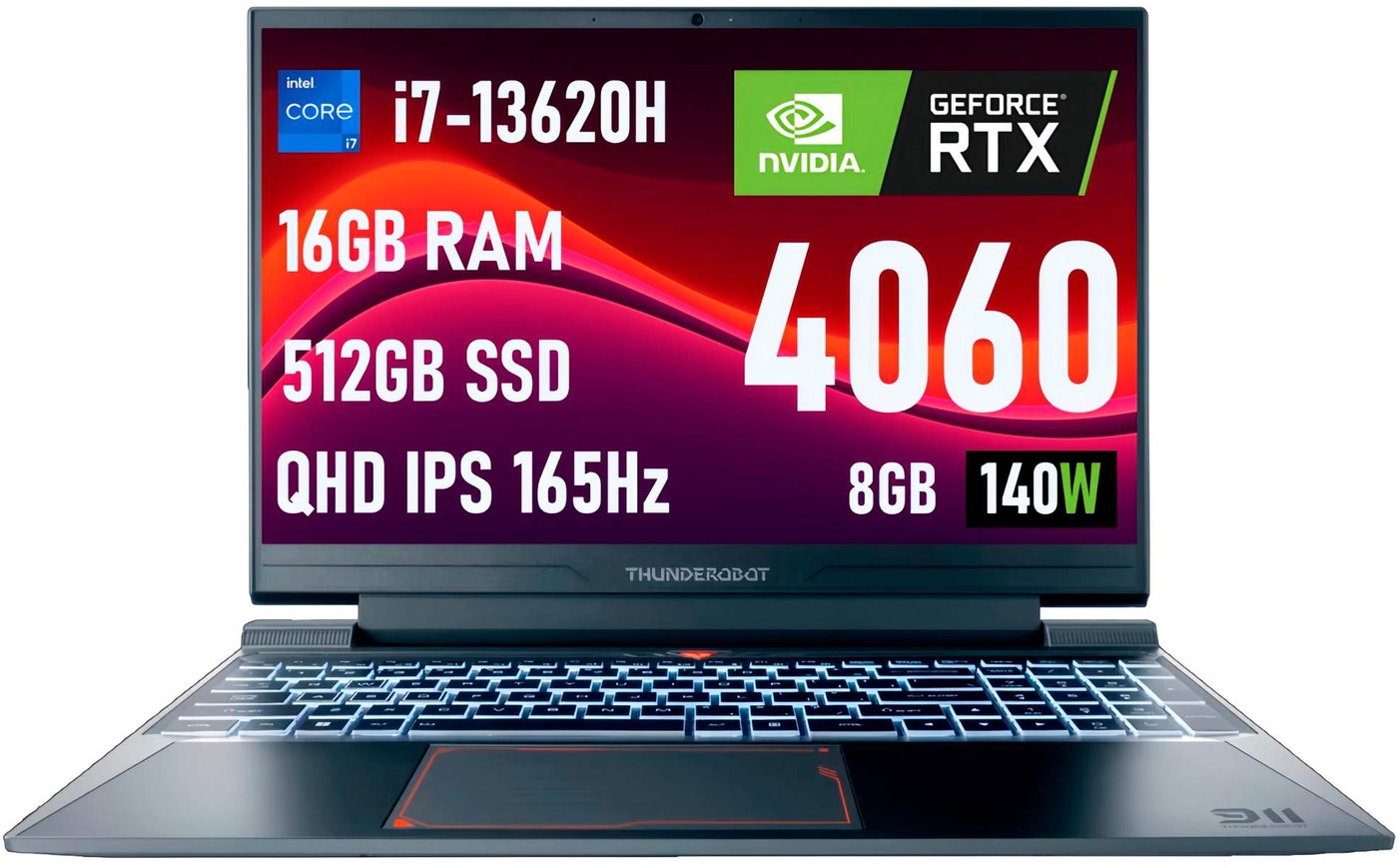 

Игровой ноутбук Thunderobot 911X i7136H406016G512GQ165HWG