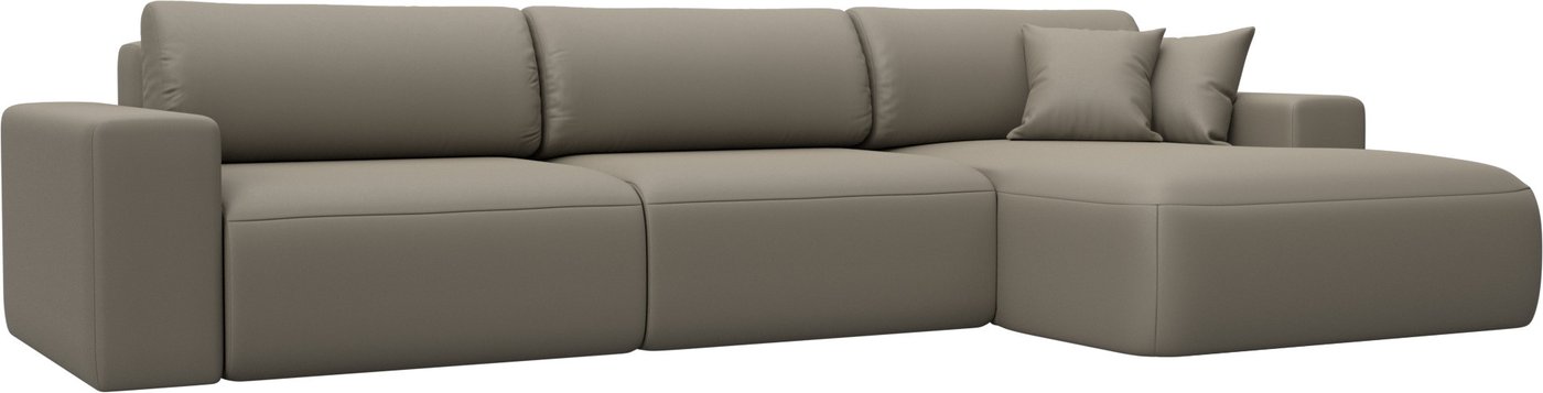 

Угловой диван Лига диванов Лига-036 НПБ Классик Лонг правый 127789 (экокожа Grifon 04 бежевый)