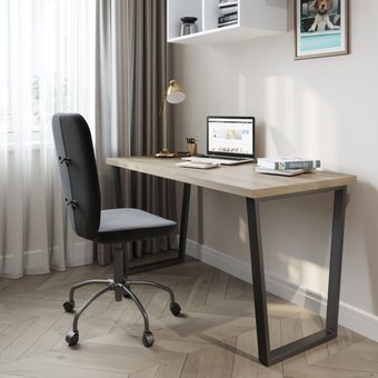 Домус СП013 вяз светлый/металл черный