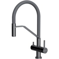 Смеситель Omoikiri Akeno-GM (вороненая сталь)