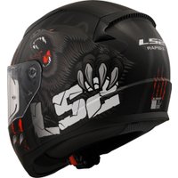 Мотошлем LS2 FF353 Rapid 2 Claw (M, черный)