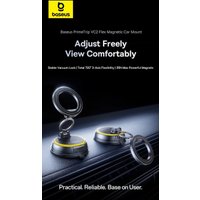 Держатель для смартфона Baseus PrimeTrip VC2 Flex Magnetic Car Mount Suction Cup Version CosmicBlack C0013801