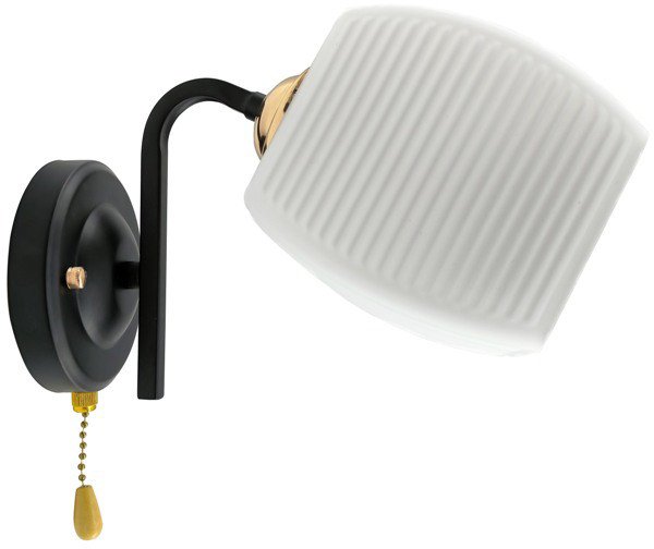

Бра Aitin Pro НББ 03-60-101 N5485/1W (черный/золото)