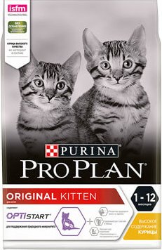 Pro Plan Original Kitten OptiStart с курицей 3 кг