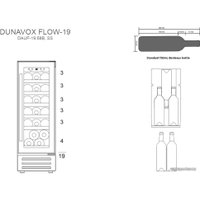 Винный шкаф Dunavox DAUF-19.58SS