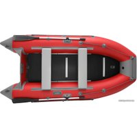 Моторная лодка Roger Boat Hunter Keel 3500 (малокилевая, красный/серый)