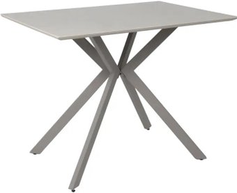Кухонный стол Lepremo AV 5026 МДФ+керамика 1000 х700 (Carmen Light Grey бежево-серый/бежево-серый матовый)