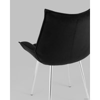 Стул Stool Group Осло fb-oslo-neo-28-chrome (велюр черный/хром)