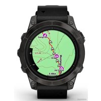 Умные часы Garmin Epix Pro Gen 2 Sapphire 47 мм (карбоново-серый титан/черный, с кожаным и силиконовым ремешками)