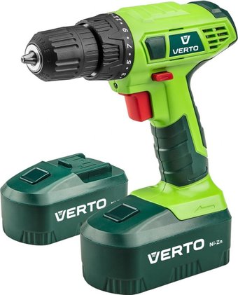 Дрель-шуруповерт Verto 50G185 (с 2-мя АКБ, кейс)