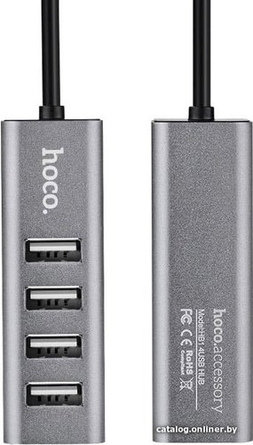 USB-хаб Hoco HB1 (серый)