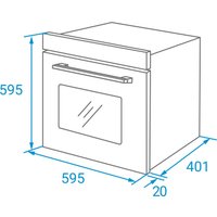 Электрический духовой шкаф Weissgauff EOM 206 BM