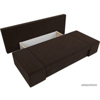 Диван Лига диванов Сан Марко 114020 (микровельвет, коричневый)