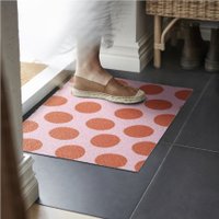 Коврик на ступень Ikea Korfaltspil 605.980.82 (розовый/оранжевый)