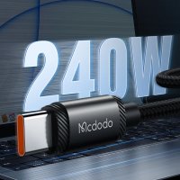 Кабель McDodo CA-3680 UB Type-C - USB Type-C (1.2 м, черный)