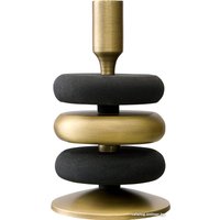 Подсвечник Bergenson Bjorn Stone BB0000194 (черный/античная латунь)