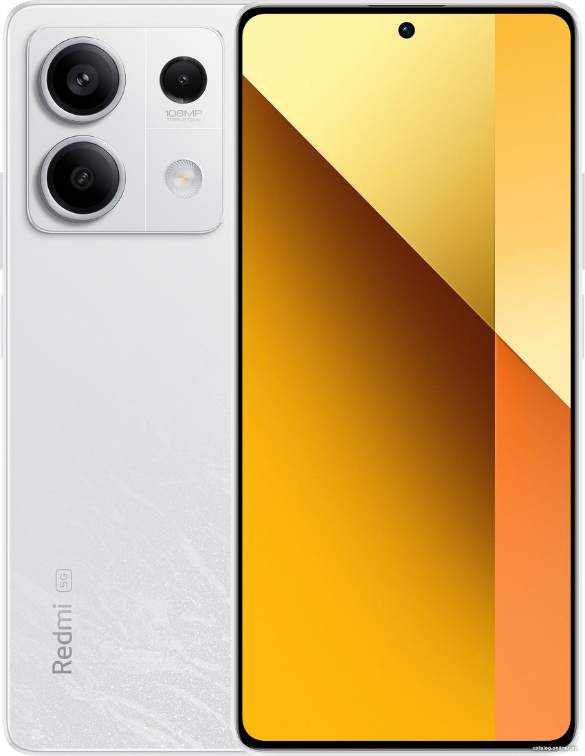 Телефон Xiaomi Redmi Note 13 5G 6GB/128GB с NFC международная версия (арктический белый)