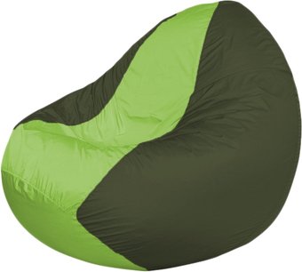 Кресло-мешок Flagman Classic K2.1-125 (хаки/салатовый)
