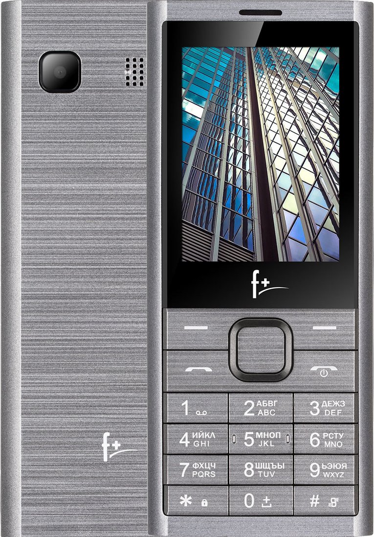 

Телефон F+ B241 (серый)