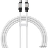 Кабель Baseus CoolPlay Series USB Type-C - USB Type-C (1 м, белый)