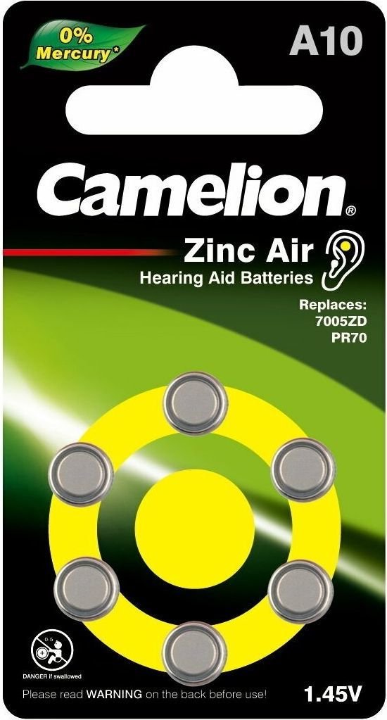 

Батарейка Camelion ZA10 BL6 6 шт