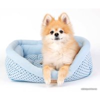 Лежак Puppia Cozy Dot OASA-AU5983-BL-FR (голубой)