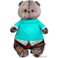 Классическая игрушка BUDI BASA Collection Басик в штанах в клетку Ks19-187 (19 см)