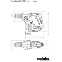 Перфоратор Metabo BH 12 BL 16 600207850 (без АКБ)