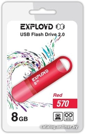Exployd 570 8GB (czerwony)