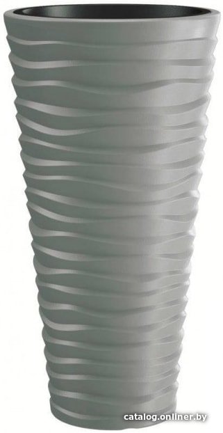 Кашпо Prosperplast Sand Slim DPSA400-405U (серый)