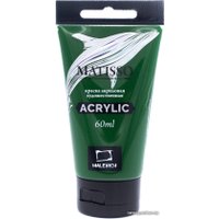 Акриловая краска Малевичъ Matisso 617056 (60 мл, берлинская зелень)