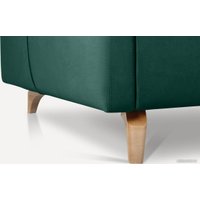 Угловой диван Divan Льери Мини Velvet Emerald 240323 (зеленый)