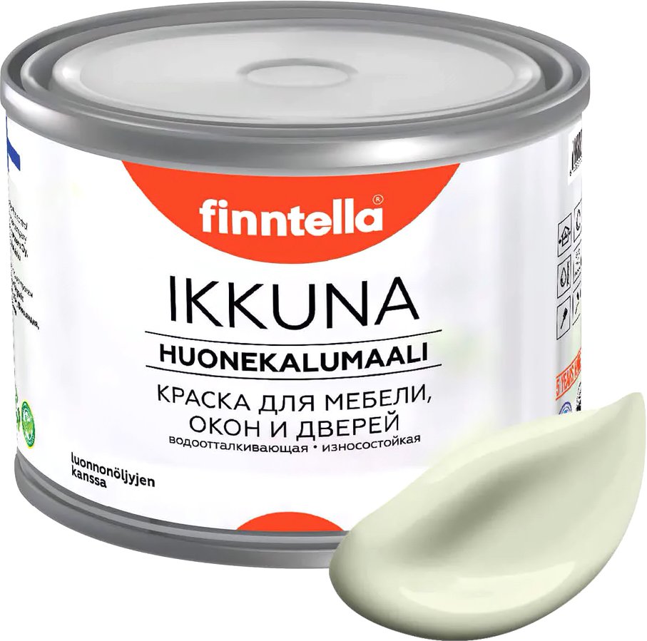 

Краска Finntella Ikkuna Lootus F-34-1-1-FL122 0.9 л (пастельно зеленовато-желтый)