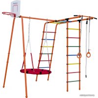 Детский спортивный комплекс Формула здоровья Street 1 (оранжевый/радуга)