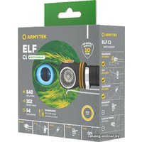 Фонарь Armytek Elf C1 Micro USB (теплый)