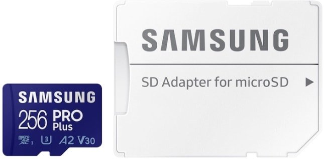 

Карта памяти Samsung PRO Plus microSDXC 256GB (с адаптером)