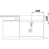 Кухонная мойка Blanco Vintera XL 9-UF 526108 (кофе)