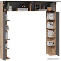 Горка Трия Порто СМ-393.21.022 со стеллажами (яблоня беллуно/графит софт)