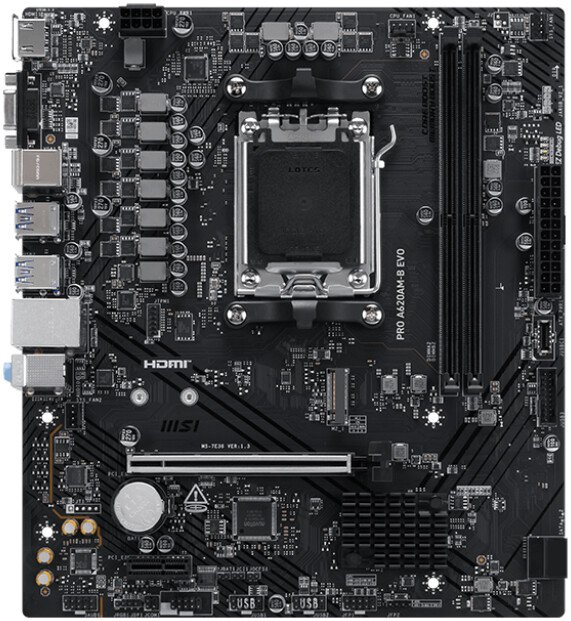 

Материнская плата MSI Pro A620AM-B EVO