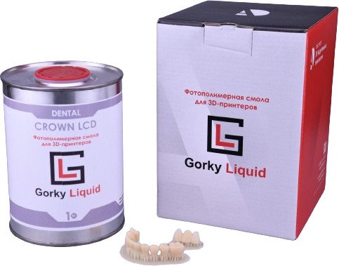 

Фотополимер Gorky Liquid Dental Crown A3 LCD/DLP 1 кг